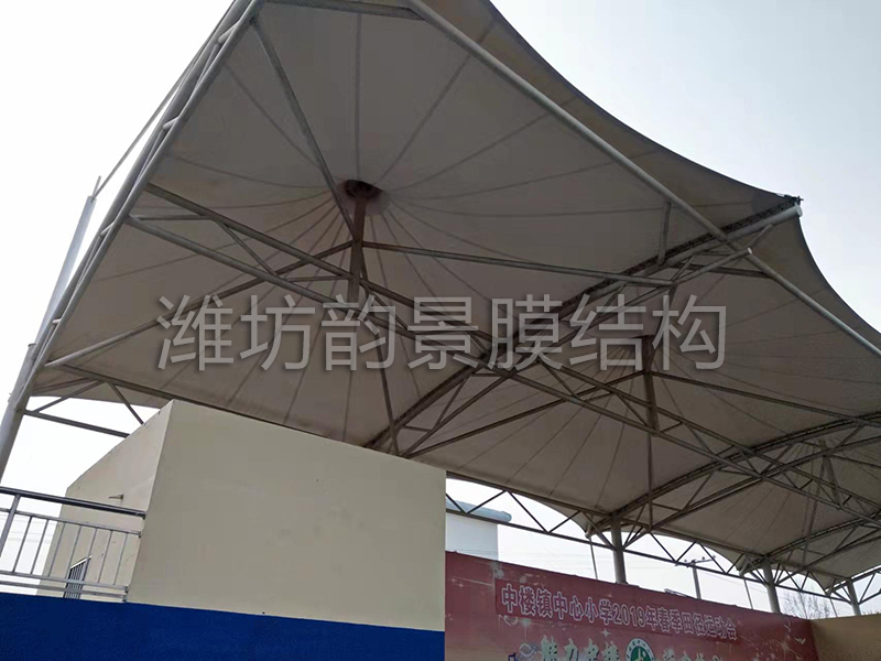 膜結構加油站